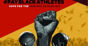 pay black athletes flyer